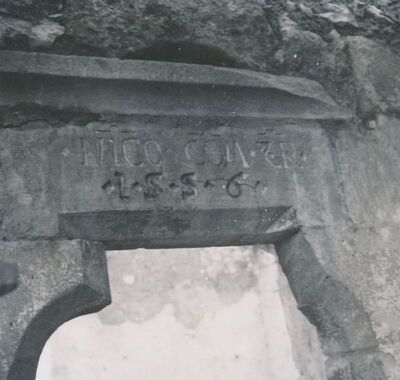 Ozalj - Stari grad, žitnica, portal N. Zrinskoga