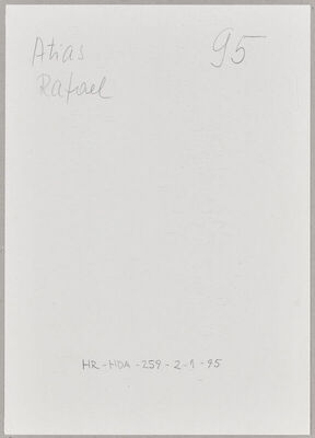 Atias, Rafael, 16.9.1898. Policijski karton