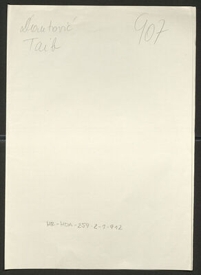 Dautović, Taib, 21.5.1917. Policijski karton