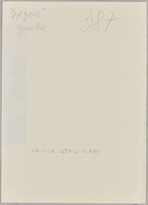 Bjegović, Branko, 5.4.1920. Policijski karton