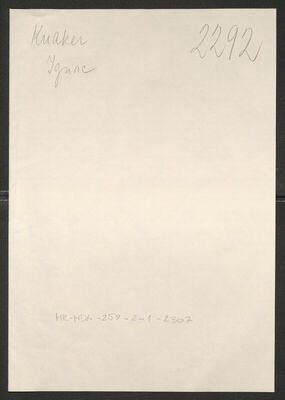 Knaker, Ignac, 4.6.1899. Policijski karton