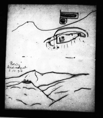 Medvedgrad - Srednjovjekovni grad, skica