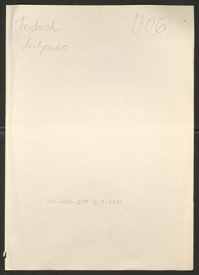 Fridrich, Miljenko, 26.3.1919. Policijski karton