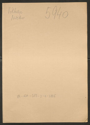 Vilhar, Srećko, 7.4.1907. Policijski karton