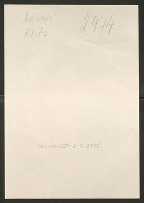 Marinić, Krsto, 18.1.1912. Policijski karton