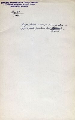 Prigorje Brdovečko (Brdovec) - Dvorac Januševec, zamolba za očuvanje okova