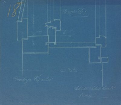 Vila Čepulić, prozori/presjeci D1