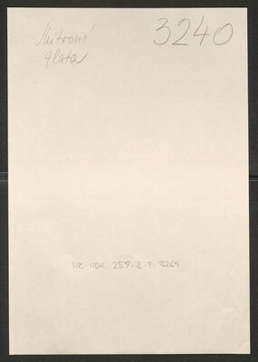 Mitrović, Zlata rođ. Mišljenović, 1895. Policijski karton