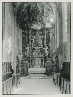 Lepoglava - Župna crkva, glavni oltar, total