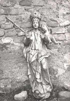 Gornji Tkalec - Kapela Uznesenja Blažene Djevice Marije, kip Bogorodice s Djetetom