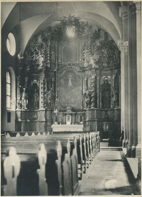 Varaždin - Pavlinska crkva, glavni oltar