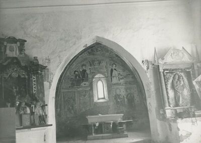 Martinšćina (Zlatar) - Crkva sv. Martina, svetište s oltarima