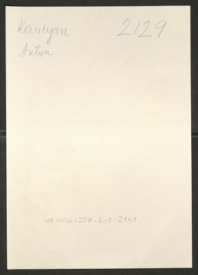 Kancijan, Antun, 16.1.1910. Policijski karton