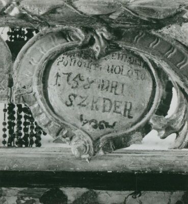 Žejinci - Kapela sv. Luke, detalj glavnog oltara