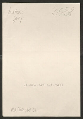 Matošić, Josip, 1908. Policijski karton