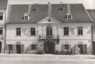 Samobor - Zgrada gradske vijećnice, glavno pročelje