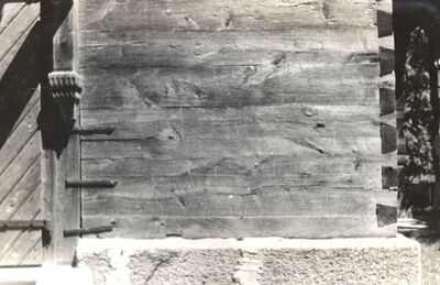 Velika Mlaka - Kapela sv. Barbare, zapadna strana