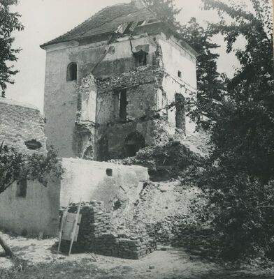 Ivanec - Stari grad, glavna kula, srušen 1. kat