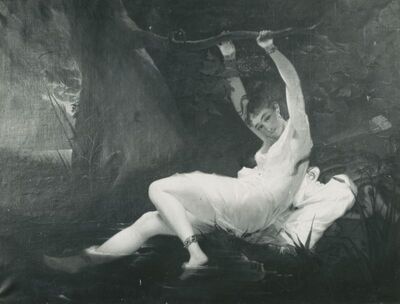 Trakošćan - slika Diane u prirodi