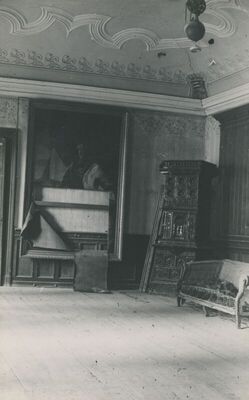 Zajezda (Budinščina) - Dvorac Patačića, unutrašnjost, detalj