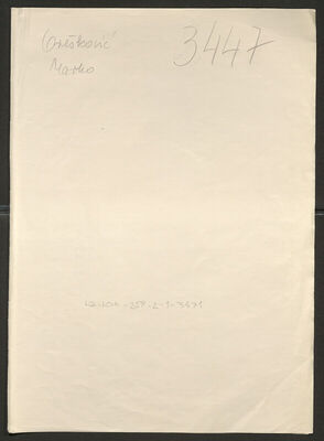 Orešković, Marko, 3.4.1896. Policijski karton