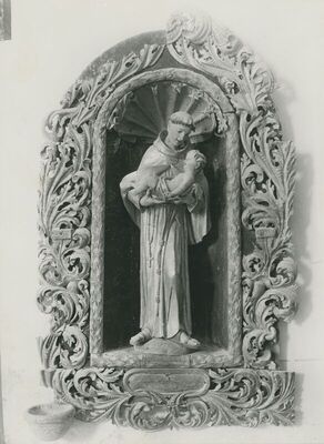 Laz Bistrički (Marija Bistrica) - Kapela sv. Andrije, unutrašnjost, detalj, kip