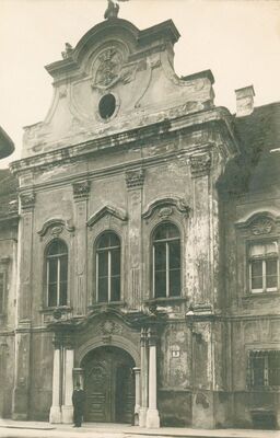 Zagreb (Matoševa ulica) - Palača Rauch-Oršić, ulazno pročelje