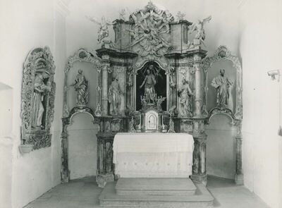 Laz Bistrički (Marija Bistrica) - Kapela sv. Andrije, oltar
