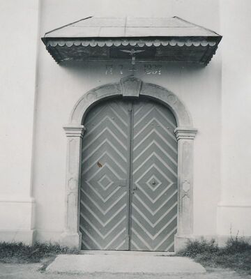 Rečica (Karlovac) - Župna crkva sv. Ivana Krstitelja, portal