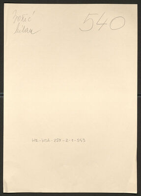 Božić, Milan, 15.3.1885. Policijski karton