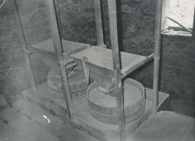 Rastoke (Slunj) - Mlinica, uređaj za mljevenje žita