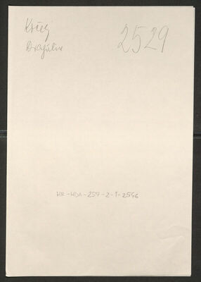 Krčelj, Dragutin, 5.5.1920. Policijski karton