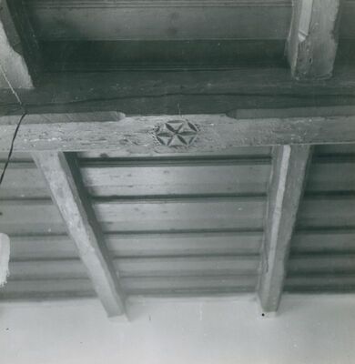 Vukovina - Kurija Alapić, detalj stropa