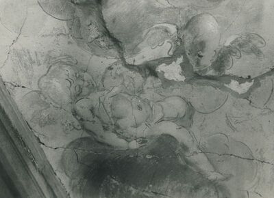 Lepoglava - Bivša pavlinska crkva sv. Marije, detalj velikog oštećenja na svodu