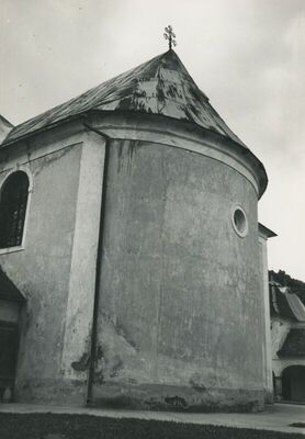 Trški Vrh (Krapina) - Crkva Majke Božje Jeruzalemske, vanjština, detalj