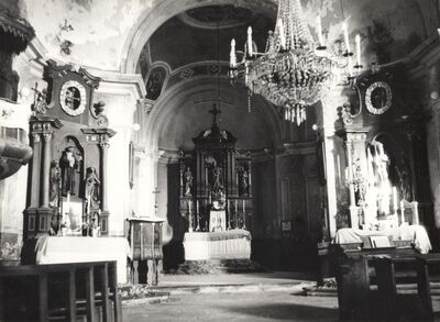 Donja Kupčina - Župna crkva sv. Marije Magdalene, unutrašnjost svetišta