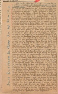 Fürst Kaunitz und die Pflege von Kunst und Manufaktur in Defterreich im achtzehnten Jahrhundert