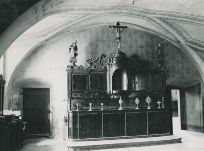 Klanjec - Župna (franjevačka) crkva Navještenja Blažene Djevice Marije, unutrašnjost, detalj