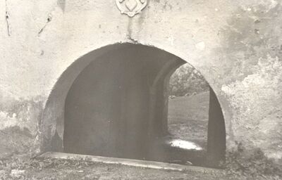 Kotari - Župni dvor, detalj južnog krila