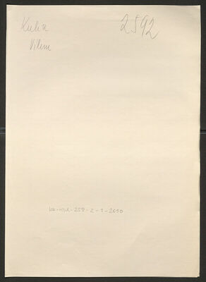 Kuhn, Vilim, 28.6.1903. Policijski karton