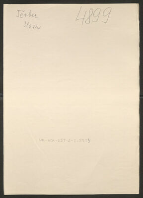 Ščrbec, Slava, 19.6.1915. Policijski karton