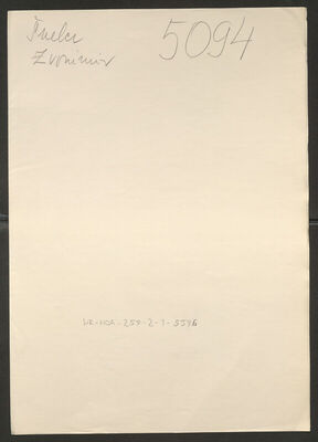 Šneler, Zvonimir, 20.2.1923. Policijski karton