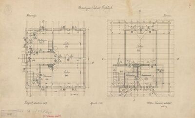 Vila Fröchlich, tlocrti
