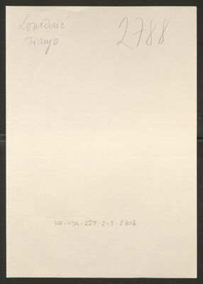 Lončarić, Franjo, 20.3.1910. Policijski karton