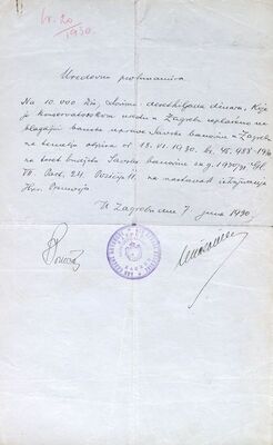 Konzervatorski ured u Zagrebu, pripomoć za istraživanje spomenika Hrvatskog primorja