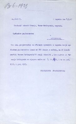 Podcetin (Cetingrad) - Ruševine starog grada Cetina, čuvarska nagrada