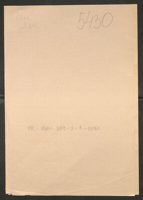 Tocer, Juliane. Policijski karton