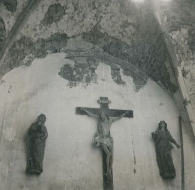 Gorjani Sutinski, Očura (Radoboj) - Kapela sv. Jakova, unutrašnjost, detalj
