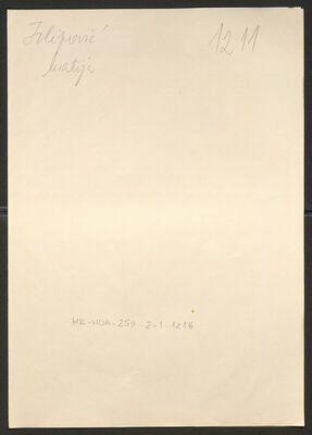 Filipović, Matija, 9.8.1906. Policijski karton