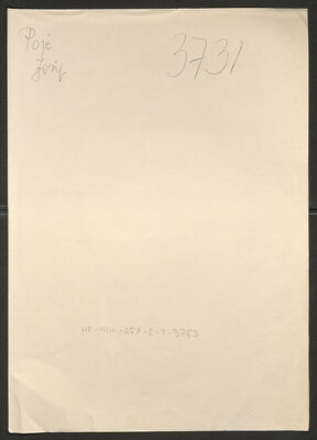 Poje, Josip, 6.1.1905. Policijski karton